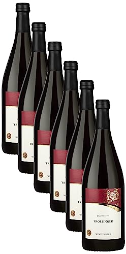 WZG Württemberger Wein Trollinger QW halbtrocken (6 x 1.0 l) von WZG