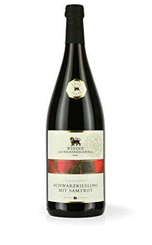 Württemberger Wein Weinsberger Tal Schwarzriesling mit Samtrot QW halbtrocken (1 x 1,0l) von WZG