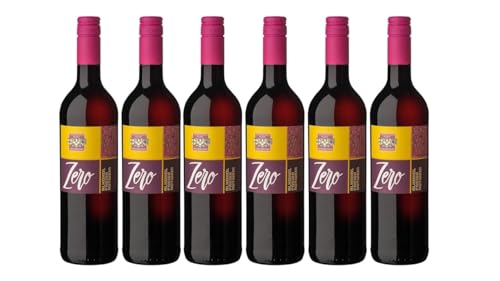 GK Heilbronn ZERO Alkoholfreier Rotwein lieblich (6 x 750 ml) von WZG