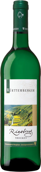 Württemberger Riesling Weißwein trocken 0,75 l von Württembergische Weingärtner-Zentralgenossenschaft