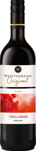 Württemberger Trollinger Rotwein halbtrocken 0,75 l von Württembergische Weingärtner-Zentralgenossenschaft
