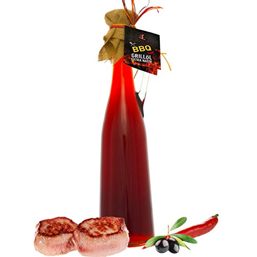 BBQ - Grillöl, Hot Barbecue Grill Öl mit natürlichem Hickory - Rauchgeschmack, aus Nativem, Extra Vergin Olivenöl, Griechenland. Ungefiltert. Kaltgepresst. AMPHORE ROMANA - Flasche 750ml. BBQ - Grillöl, Hot Barbecue Grill Öl mit natürlichem Hickory - Rauchgeschmack, aus Nativem, Extra Vergin Olivenöl, Griechenland. Ungefiltert. Kaltgepresst. AMPHORE ROMANA - Flasche 750ml. von Würzteufel