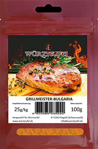 Black Olive, Schwarze Olive mediterrane Grill - Gewürzzubereitung, Grillmeister Edition. Beutel 100g. von Würzteufel