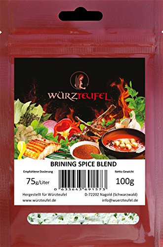 Brining Spice Blend, Gewürz - Lake - Der Zartmacher für Fleisch & Geflügel. Beutel 100g. Brining Spice Blend, Gewürz - Lake - Der Zartmacher für Fleisch & Geflügel. Beutel 100g. von Würzteufel