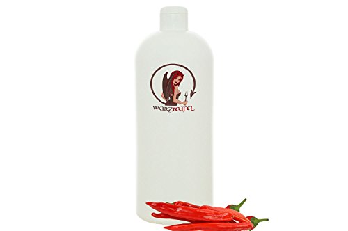 Capsicum Oleoresin, reines, natürliches Chili - Extrakt. Farbreduziert. 1 Million Scoville. (2000g.) von Würzteufel