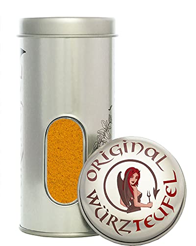 Curry - Gewürz. Currypulver. Masala - Gewürzzubereitung. Fruchtig-milde Gewürzspezialität aus Indien. Dose 80 Gramm. Curry - Gewürz. Currypulver. Masala - Gewürzzubereitung. Fruchtig-milde Gewürzspezialität aus Indien. Dose 80 Gramm. von Würzteufel