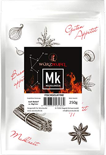 Fischgelatine, Gelatine 230 Bloom, reines natürliches Fisch - Aspik. Aspikpulver, Spitzenqualität aus der Schweiz. Beutel 250g. Fischgelatine, Gelatine 230 Bloom, reines natürliches Fisch - Aspik. Aspikpulver, Spitzenqualität aus der Schweiz. Beutel 250g. von Würzteufel