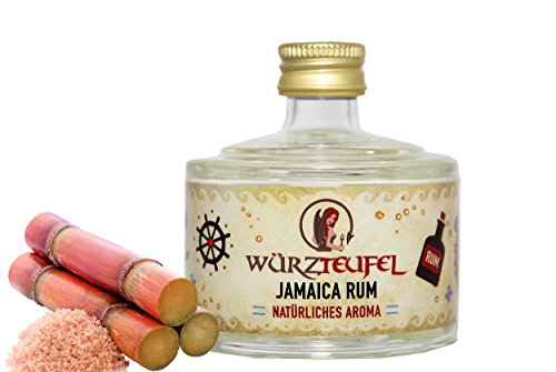 Jamaica - Rum, natürliches Jamaica RUM - AROMA zum Backen & Kochen. Fläschchen 40 ml. von Würzteufel