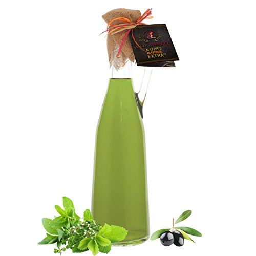 Kräuteröl, mediterranes Kräuter - Öl aus Nativem, Extra Vergin Olivenöl, Griechenland. Ungefiltert. Kaltgepresst. Traditionelle Herstellung im Familienbetrieb. AMPHORE ROMANA - Flasche 750ml. Kräuteröl, mediterranes Kräuter - Öl aus Nativem, Extra Vergin Olivenöl, Griechenland. Ungefiltert. Kaltgepresst. Traditionelle Herstellung im Familienbetrieb. AMPHORE ROMANA - Flasche 750ml. von Würzteufel