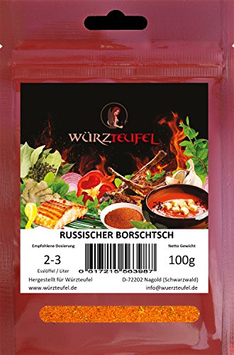 Borschtsch, Borsch - Instantsuppe. Vegan, Ohne Geschmacksverstärker. Beutel 100 Gramm. Borschtsch, Borsch - Instantsuppe. Vegan, Ohne Geschmacksverstärker. Beutel 100 Gramm. von Würzteufel