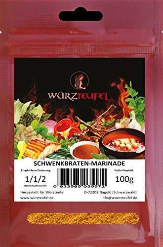 Schwenkbraten – Marinade mit Kräutern nach saarländischer Art. Traditionelle Grillgewürz - Marinade. Beutel 100g. Schwenkbraten – Marinade mit Kräutern nach saarländischer Art. Traditionelle Grillgewürz - Marinade. Beutel 100g. von Würzteufel