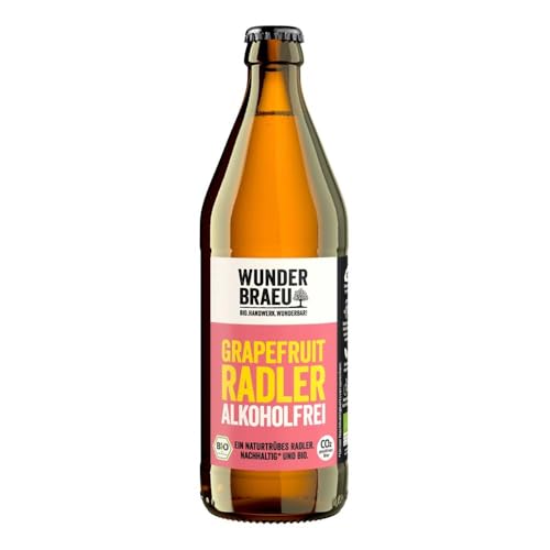 Wunderbräu Grapefruit Radler, alkoholfrei, 0,5l, inkl. 15 Cent Pfand Wunderbräu Grapefruit Radler, alkoholfrei, 0,5l, inkl. 15 Cent Pfand von Wunderbraeu