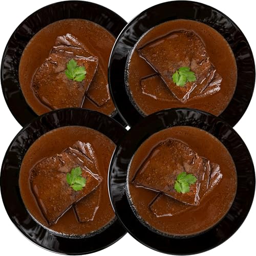 WURSTBARON® Gourmet-Mahlzeit, Fertiggericht wie selbst gekocht, geschmorte Ochsen-Bäckchen, Gulasch, Sauerbraten, Tafelspitz oder Thai Curry Pute, wie frisch zubereitet (4 Portionen, Sauerbraten) von Wurstbaron