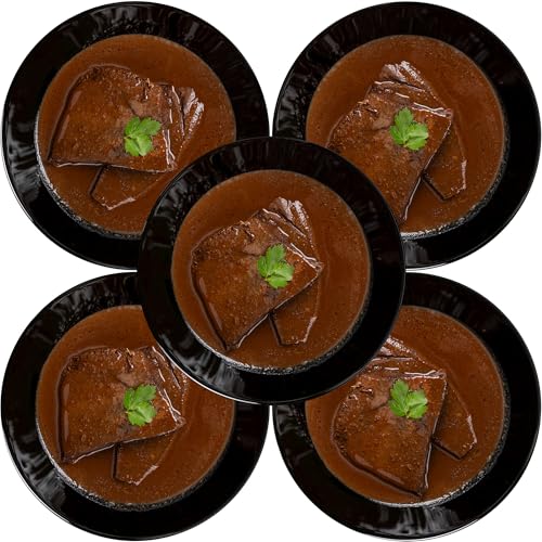 WURSTBARON® Gourmet-Mahlzeit, Fertiggericht wie selbst gekocht, geschmorte Ochsen-Bäckchen, Gulasch, Sauerbraten, Tafelspitz oder Thai Curry Pute, wie frisch zubereitet (5 Portionen, Sauerbraten) von Wurstbaron