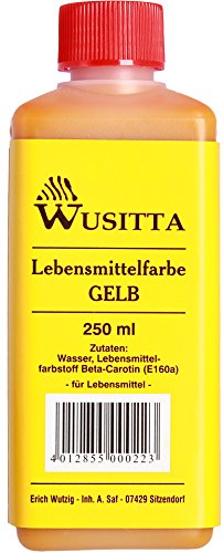 Wusitta Lebensmittelfarbe Gelb Wusitta Lebensmittelfarbe Gelb von Wusitta