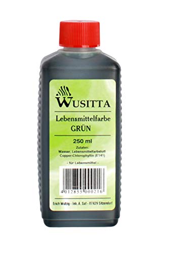 Wusitta Lebensmittelfarbe Grün 250ml von Wusitta