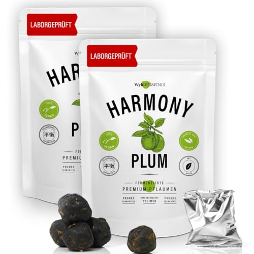 18 fermentierte Pflaumen. Sorgfältig und traditionell chinesisch fermentierte grüne Pflaumen. Umhüllt von Macha-Pulver 18 fermentierte Pflaumen. Sorgfältig und traditionell chinesisch fermentierte grüne Pflaumen. Umhüllt von Macha-Pulver von WyldESSENTIALS