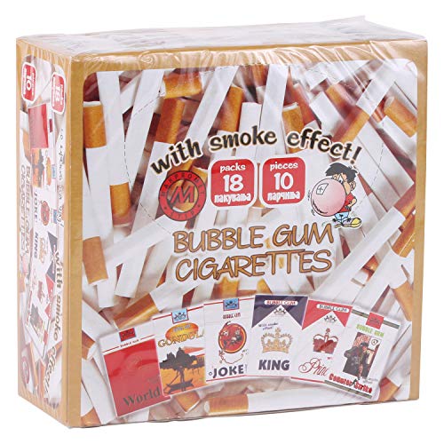 Kaugummi Zigaretten mit Raucheffekt | 18 Schachteln à 10 Stück | Partygag | Kinderspaß von X-Treme