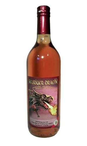 Feuriger Drache Met / Honigwein (0,75l) 10% vol. Honigmet, LARP, Wikinger, Mittelalter von XCO