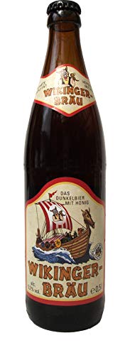 Wikinger-Bräu (0,5l) 5,2% vol. Wikingerbräu / Honigbier / Honigwein, Honigmet, Met, LARP, Wikinger, Mittelalter von XCO