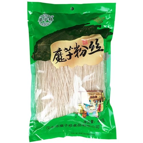 Shirataki-Konjak-Nudeln, glutenfreie getrocknete Konjak-Nudeln mit niedrigem Kohlenhydratgehalt, kohlenhydratarme Shirataki-Nudeln (400 g) von XCVFDVOR