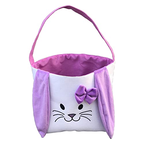 Osterkorb-Tasche für Kinder, Jungen, Mädchen, personalisierte Süßigkeitenkörbe mit langen Ohren, Geschenkaufbewahrung Osterkorb-Tasche für Kinder, Jungen, Mädchen, personalisierte Süßigkeitenkörbe mit langen Ohren, Geschenkaufbewahrung von XIAHIOPT