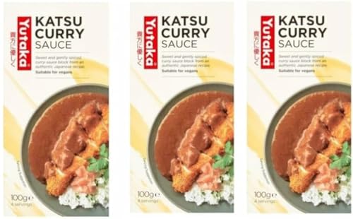 Japanische Katsu-Curry-Sauce, 100 g, 4 Portionen pro Packung (3 Stück) von XIHAHA