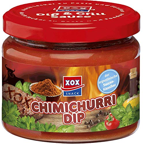 XOX Chimichurri Dip würzige Sauce mit Tomaten und Peffer 270ml XOX Chimichurri Dip würzige Sauce mit Tomaten und Peffer 270ml von XOX Gebäck GmbH