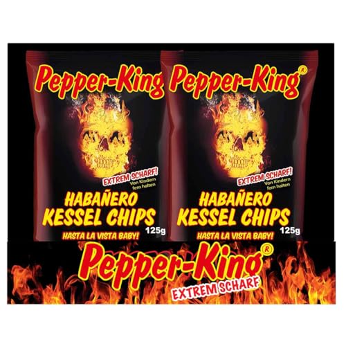 XOX Pepper-King Habanero Kessel Chips (10x125g) von XOX