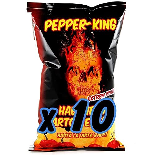 XOX Pepper-King Habanero Kessel Chips (10x125g) von XOX