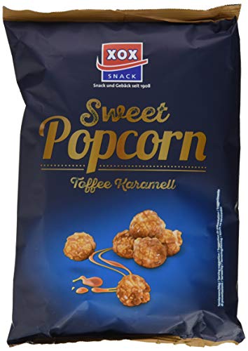 XOX Gourmet Popcorn Toffee Karamell, 12er Pack (12 x 125 g) von XOX