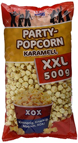 XOX Party Popcorn Karamell XXL 500g, 4er Pack (4 x 500g) von XOX