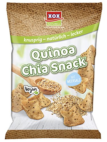 XOX Quinoa Chia Snack, 12er Pack (12 x 90 g) von XOX