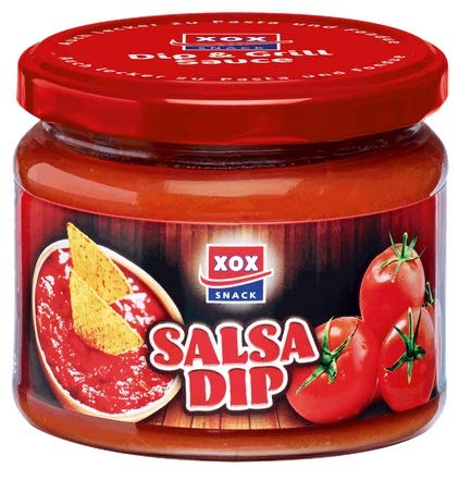 XOX Salsa Dip Pikanter Tomatendip für Chips und Gemüse 300ml XOX Salsa Dip Pikanter Tomatendip für Chips und Gemüse 300ml von XOX Gebäck GmbH