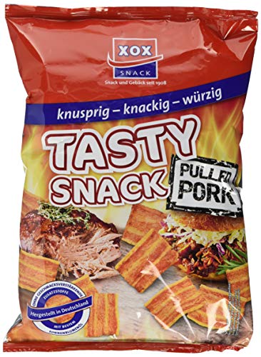 XOX Tasty Snack Pulled Pork, 14er Pack (14 x 125 g) von XOX