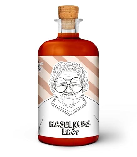 Crazy Granny Haselnusslikör Haselnuss Likör Nusslikör 0,5l 20% vol. von XXL-Drinks