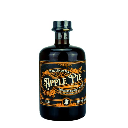 XXL-Drinks Dr. Linden´s Apple Pie Apfelkuchenlikör Bratapfel Bratapfellikör 25% vol. 0,5l von XXL-Drinks