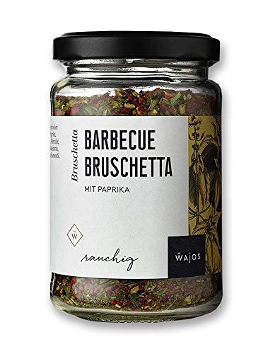Wajos Barbecue Bruschetta mit Paprika rauchig Kräutermischung für BBQ & Grill 65g von wajos