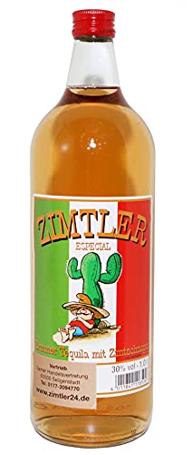 Zimtler Zimttequila Zimtschnaps Zimtlikör Schnaps 1,0l 30% vol. von XXL-Drinks