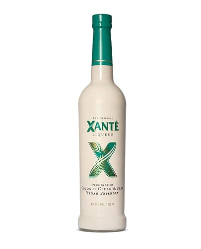 Xanté Coconut Cream & Pear Kokosnuss-Sahne-Likör 0.5L (17% Vol.) | Sahnelikör mit karibischen Vibes und ein seidiger Geschmack von Kokosnuss. | Vegan und laktosefrei, hergestellt in Schweden. von Xanté