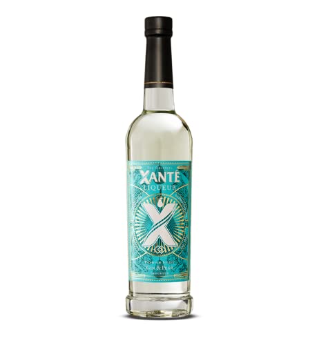 Xanté Gin & Pear Likör 0.5L (35% Vol.) | Ein frischer Likör, aromatisiert mit Gin und süßen Birnen. | Vegan und laktosefrei, hergestellt in Schweden. von Xanté