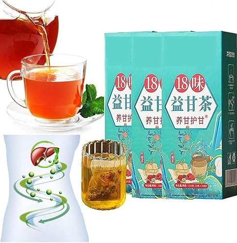 18 Flavors Liver Care Tea,18 Flavors of Liver Protection Tea,Daily Liver Nourishing Tea,Nourishing Liver and Protecting Liver Tea,Everyday Nourishing Liver Tea for Women and Men Liver Health (3 Box) von XiChiu