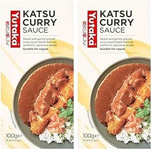 Xihaha Japanische Katsu Currysauce 4 Portionen 100g (2 Stück) von Xihaha