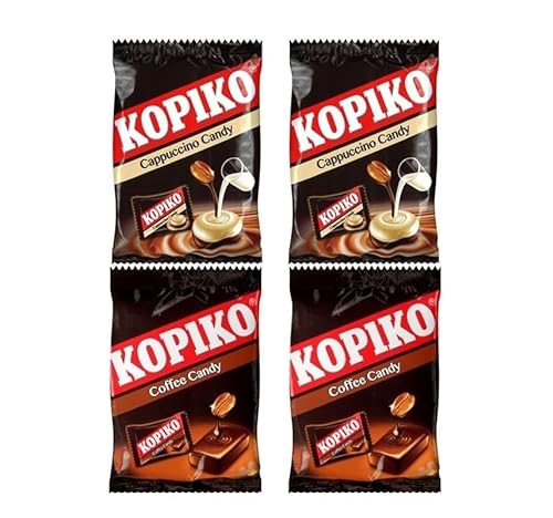 Kopiko Coffee Hard Candy Original Kaffee & Cappuccino 100 g x 4 Bundle (4er-Pack) von Xihaha