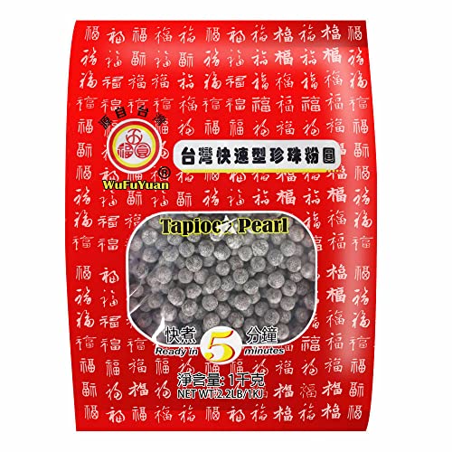 Schwarze Tapioka-Perle für Blasentee, 1 kg, Großpackung von Xihaha