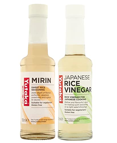 Yutaka Mirin & Rice Essig, glutenfrei, vegetarisch, 150 ml, 2 Packungen Yutaka Mirin & Rice Essig, glutenfrei, vegetarisch, 150 ml, 2 Packungen von Xihaha