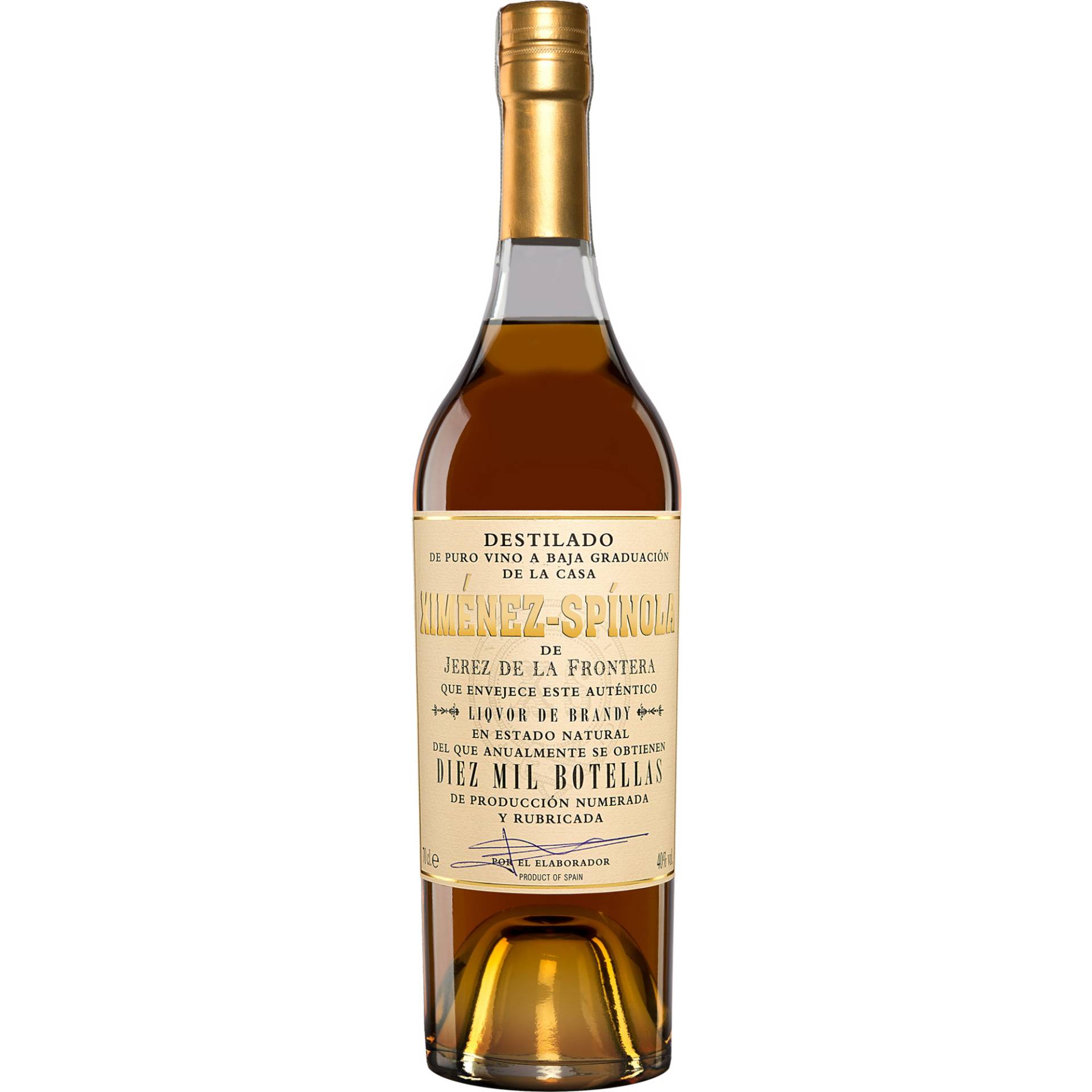 Brandy Likör »Criaderas Diez Mill Bottellas« - 0,7 L 0.7L 40% Vol. aus Spanien Brandy Likör »Criaderas Diez Mill Bottellas« - 0,7 L 0.7L 40% Vol. aus Spanien von Ximénez-Spinola