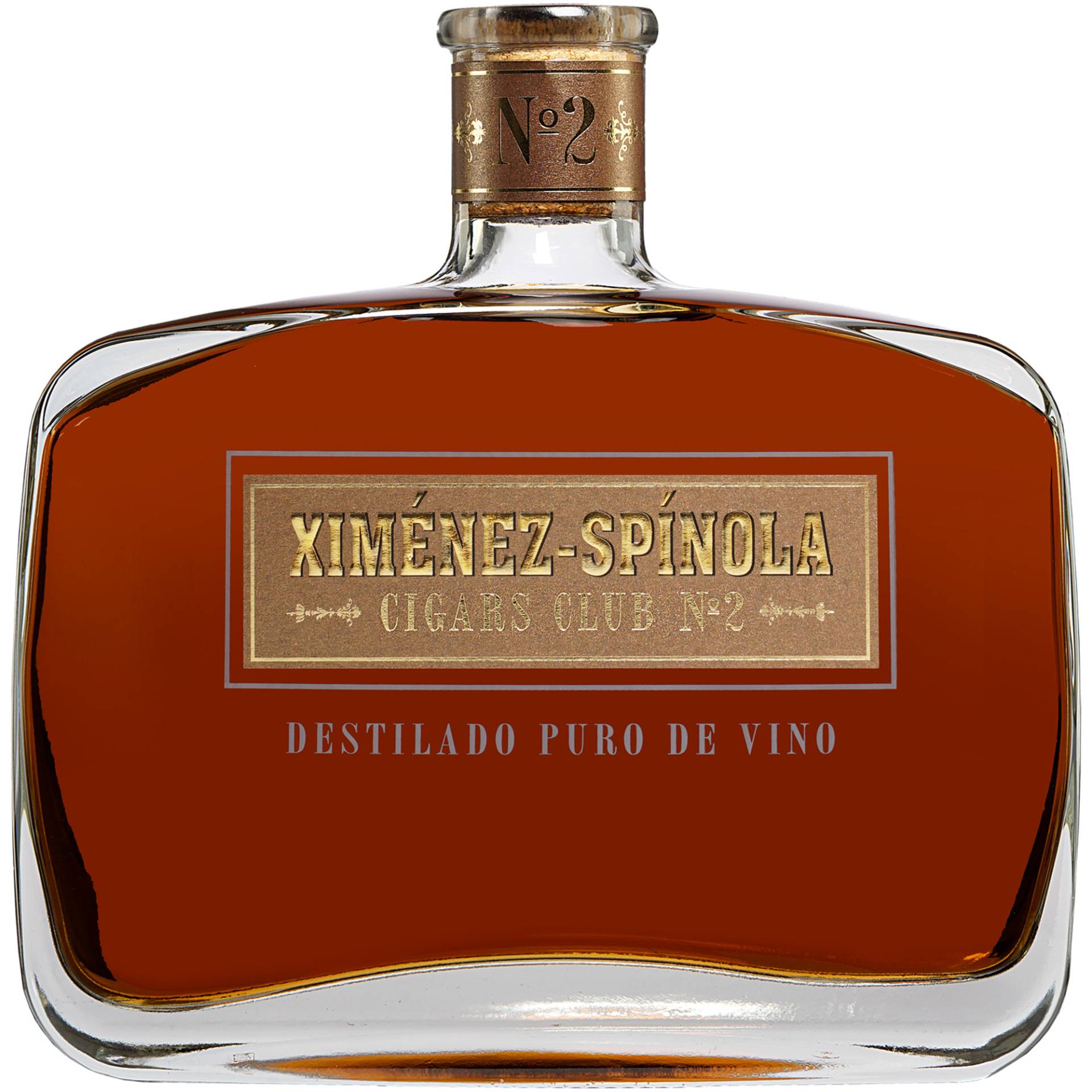 Ximénez-Spínola Brandy Cigars Club No. 2  0.7L 45.2% Vol. Brandy aus Spanien von Ximénez-Spinola
