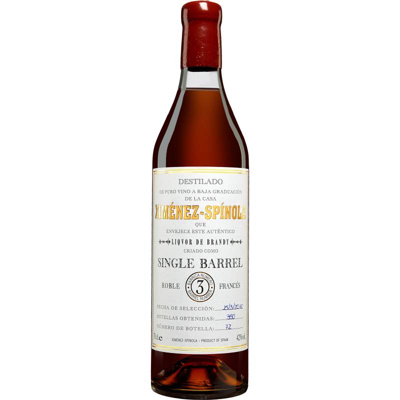 Ximénez Spínola Liquor de Brandy »Single Barrel«  0.7L 42% Vol. Brandy aus Spanien von Ximénez-Spinola