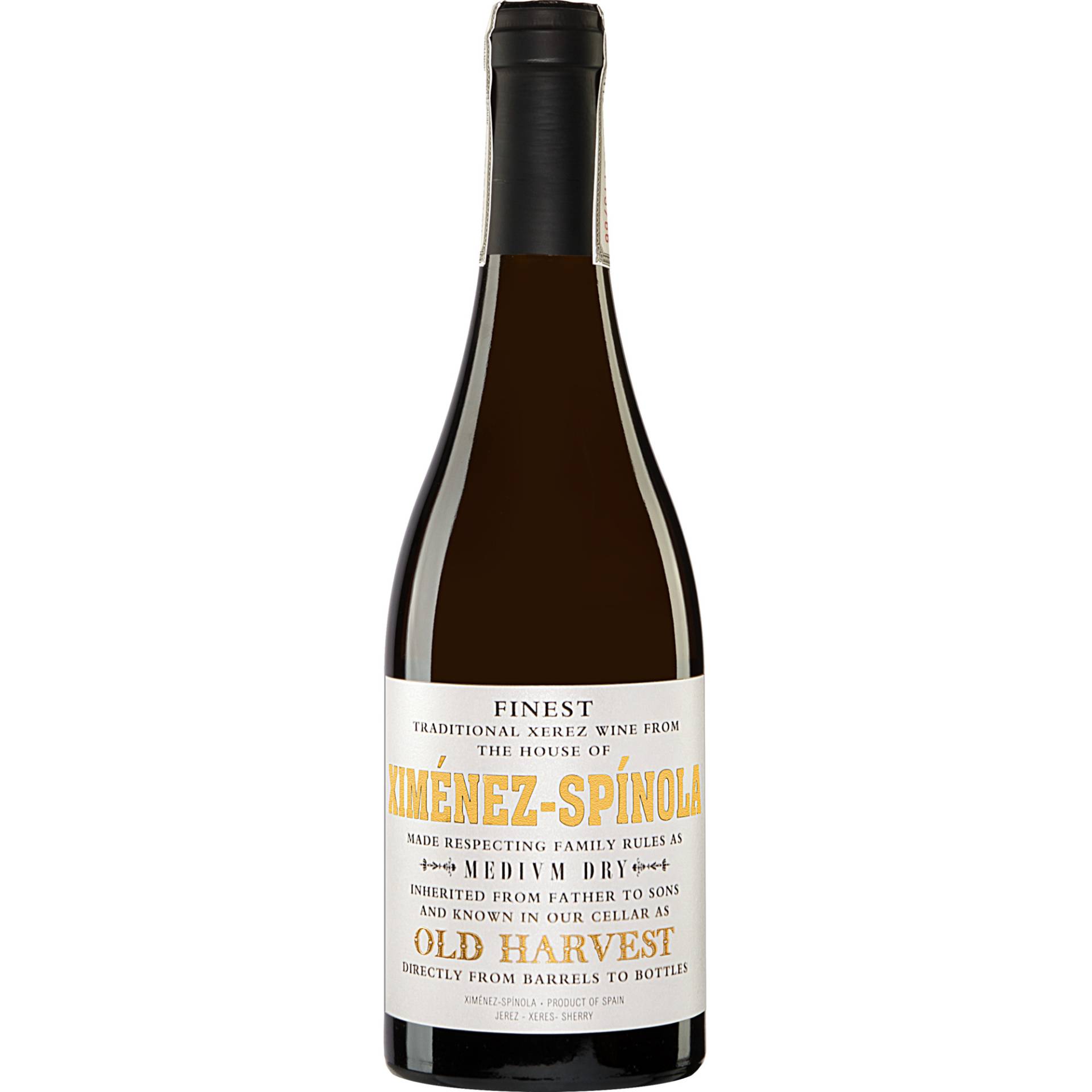 Ximénez-Spínola »Old Harvest Pedro Ximénez« - 0,5 L. 0.5L 17% Vol. Halbtrocken aus Spanien Ximénez-Spínola »Old Harvest Pedro Ximénez« - 0,5 L. 0.5L 17% Vol. Halbtrocken aus Spanien von Ximénez-Spinola